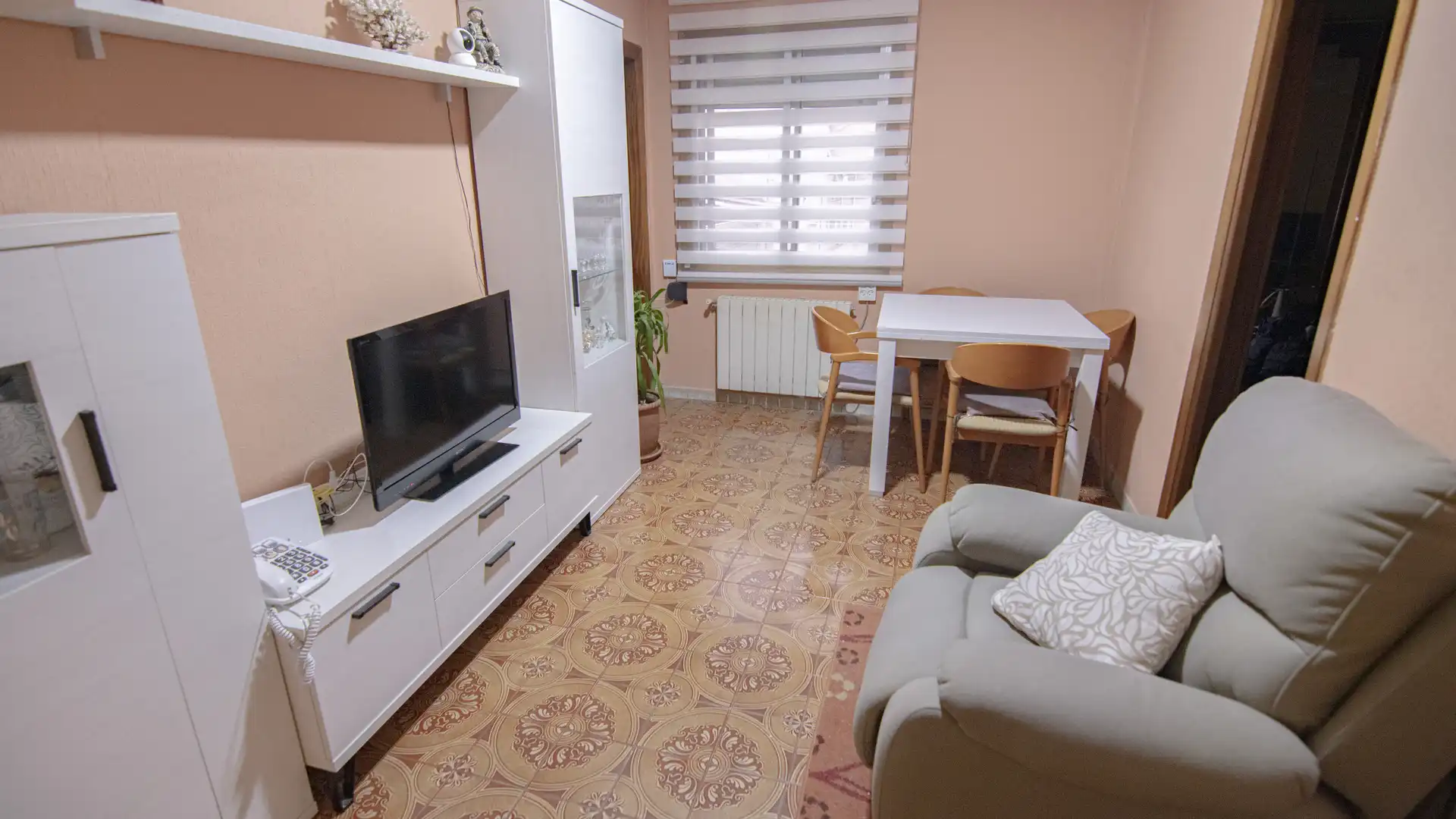 Living room of Flat for sale in  Barcelona Capital  with Heating