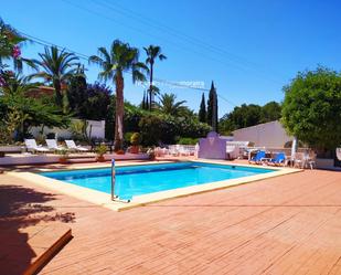Swimming pool of House or chalet to rent in Moraira  with Air Conditioner