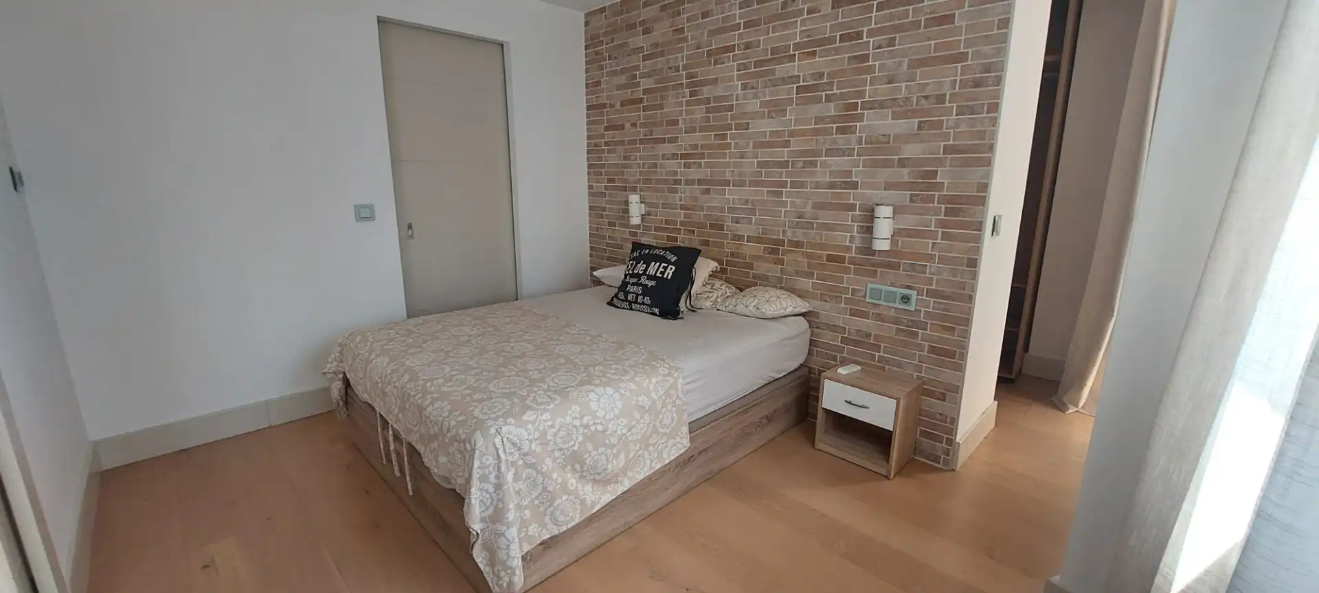 Dormitori de Apartament de lloguer en Murcia amb Aire condicionat, Calefacció i Moblat