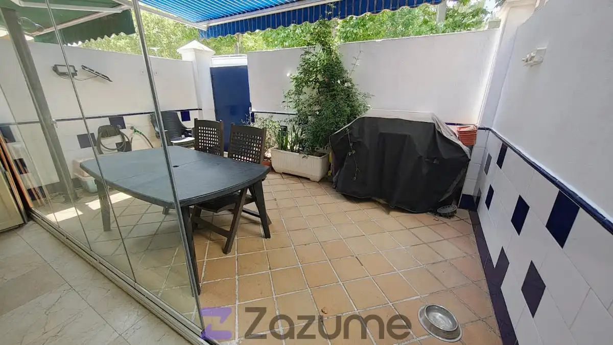 Terrassa de Casa adosada de lloguer en Sotogrande amb Aire condicionat, Calefacció i Jardí privat