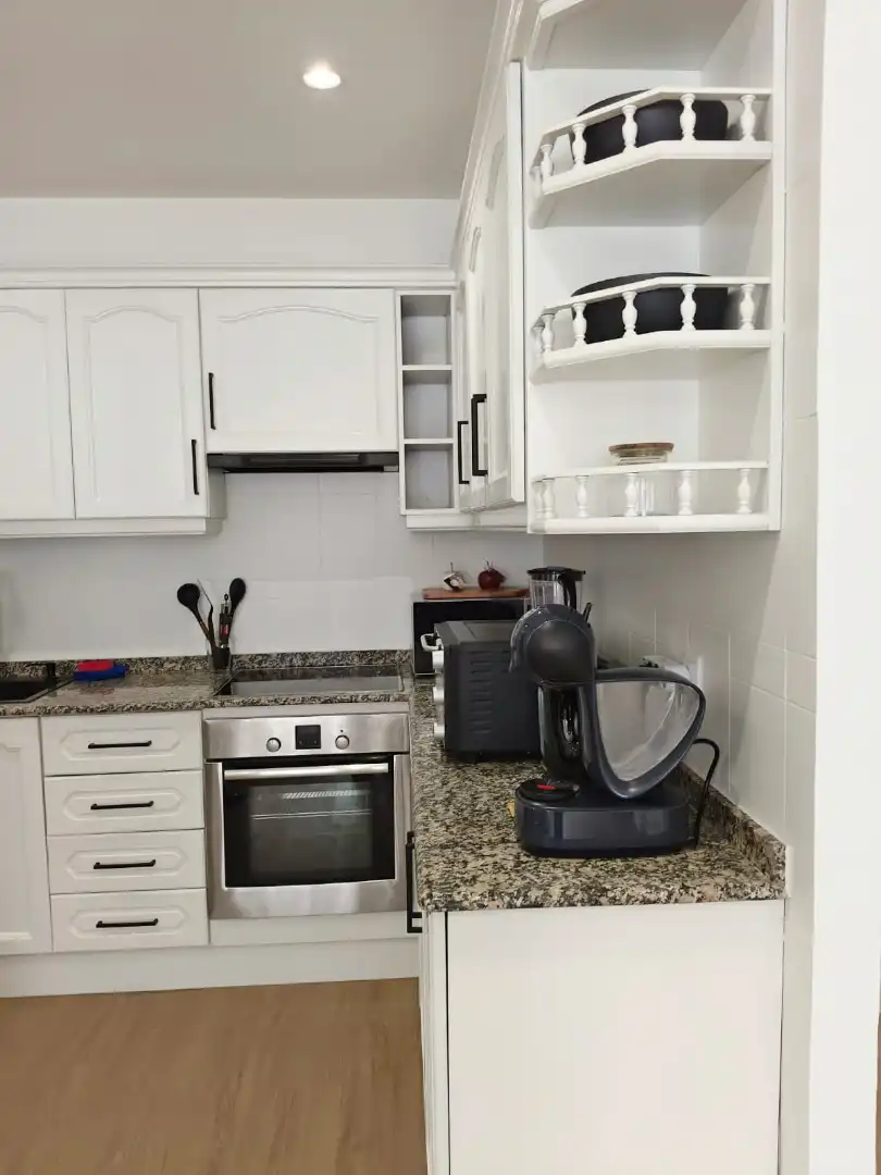 Kitchen of Flat for rent in Castellón de la Plana / Castelló de la Plana  with Furnished, TV and Internet