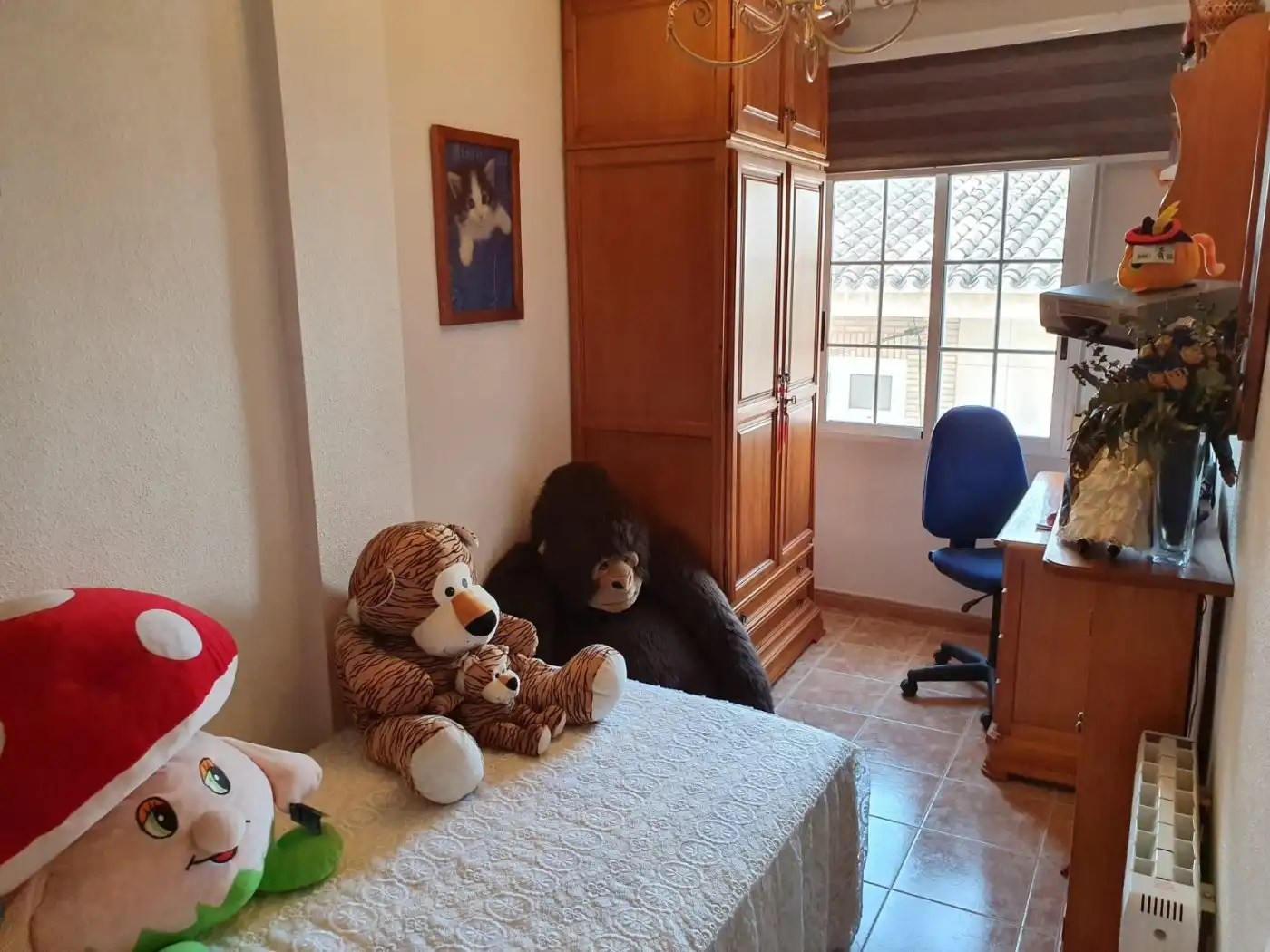 Schlafzimmer von Einfamilien-Reihenhaus zum Verkauf in El Pinós / Pinoso mit Möbliert