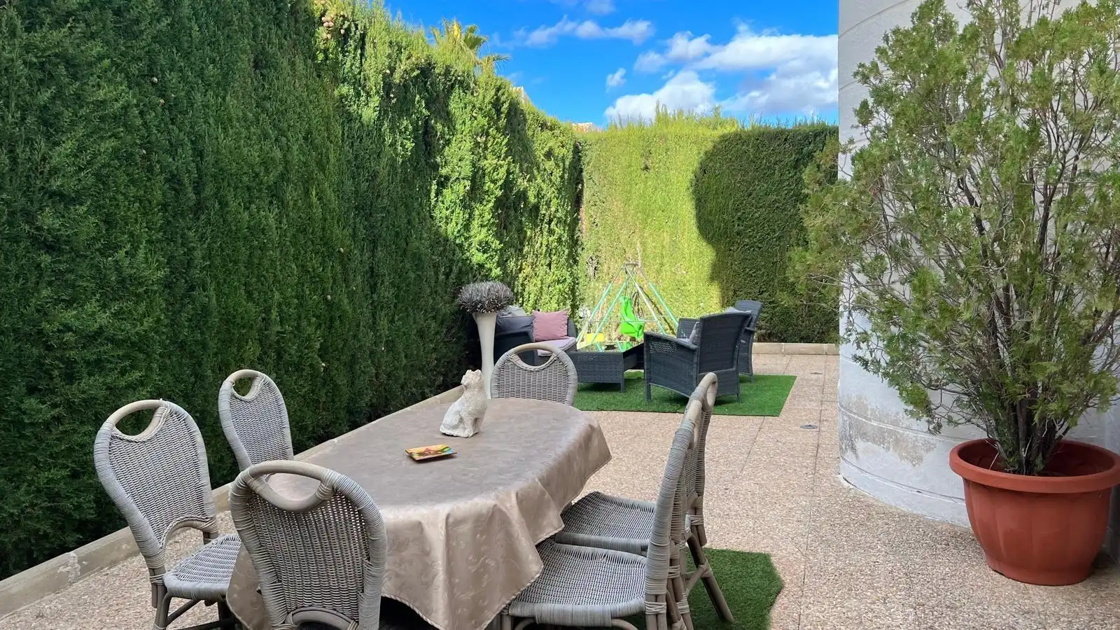 Terraza de Casa o chalet en venta en La Nucia con Aire acondicionado, Jardín privado y Terraza