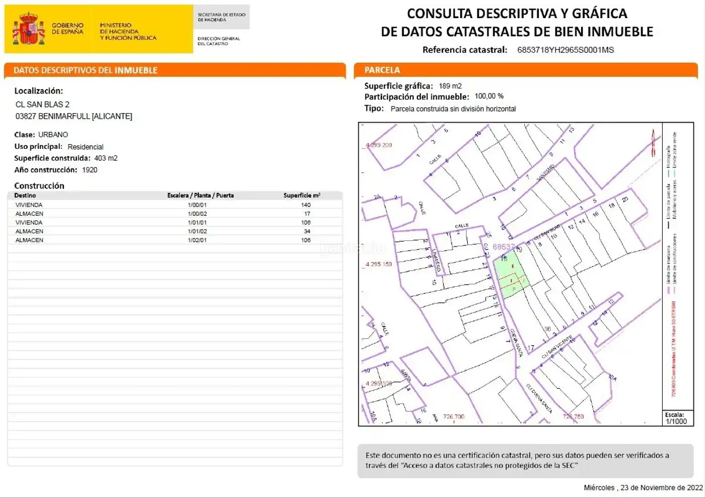 Casa en venta en Carrer Sant Blai 2, imagen 2