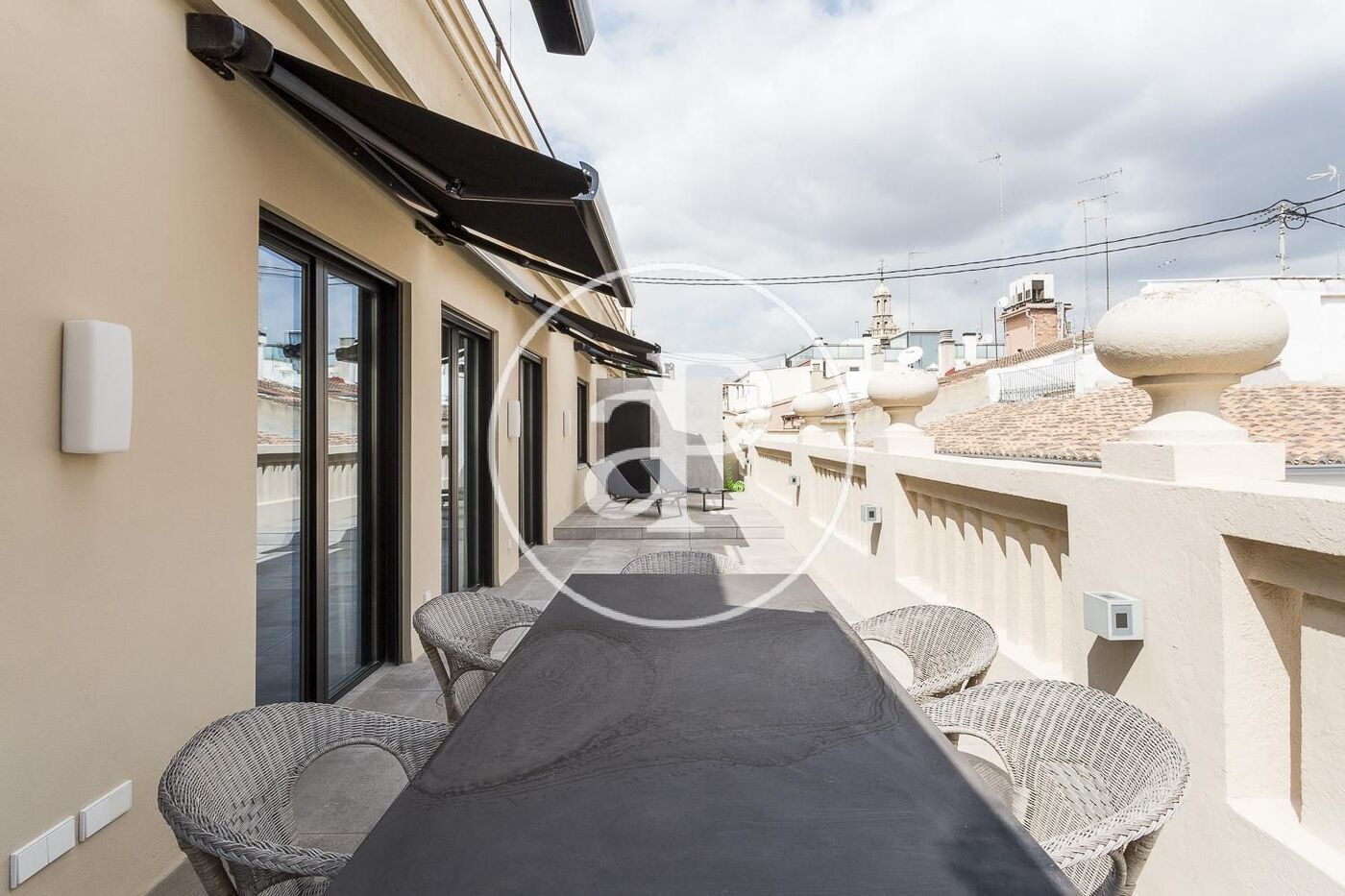 Terrassa de Àtic de lloguer en  Valencia Capital amb Aire condicionat, Calefacció i Terrassa