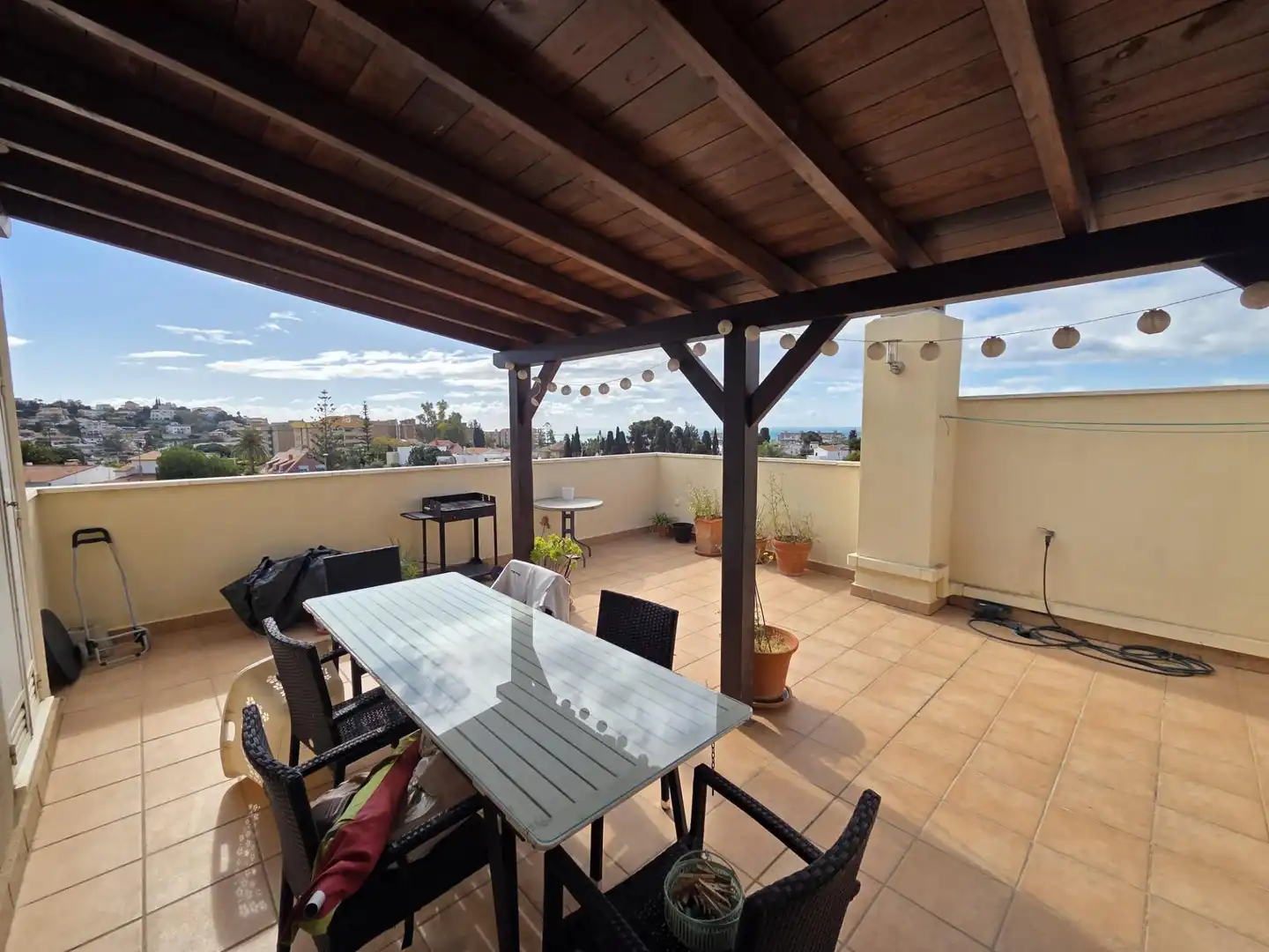 Terrasse von Wohnung zum Verkauf in Málaga mit Klimaanlage, Terrasse und Möbliert