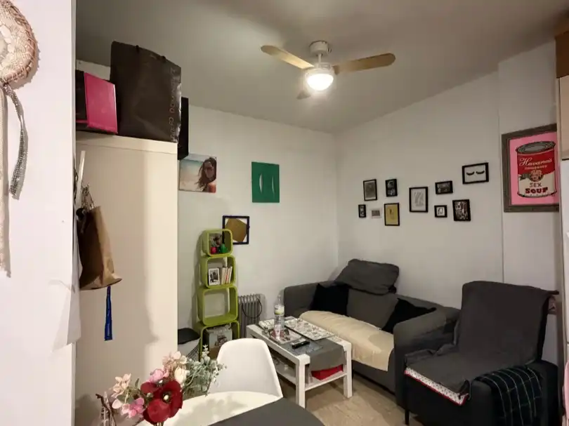 Sala de estar de Piso de alquiler en Málaga con Amueblado, Lavadora y TV