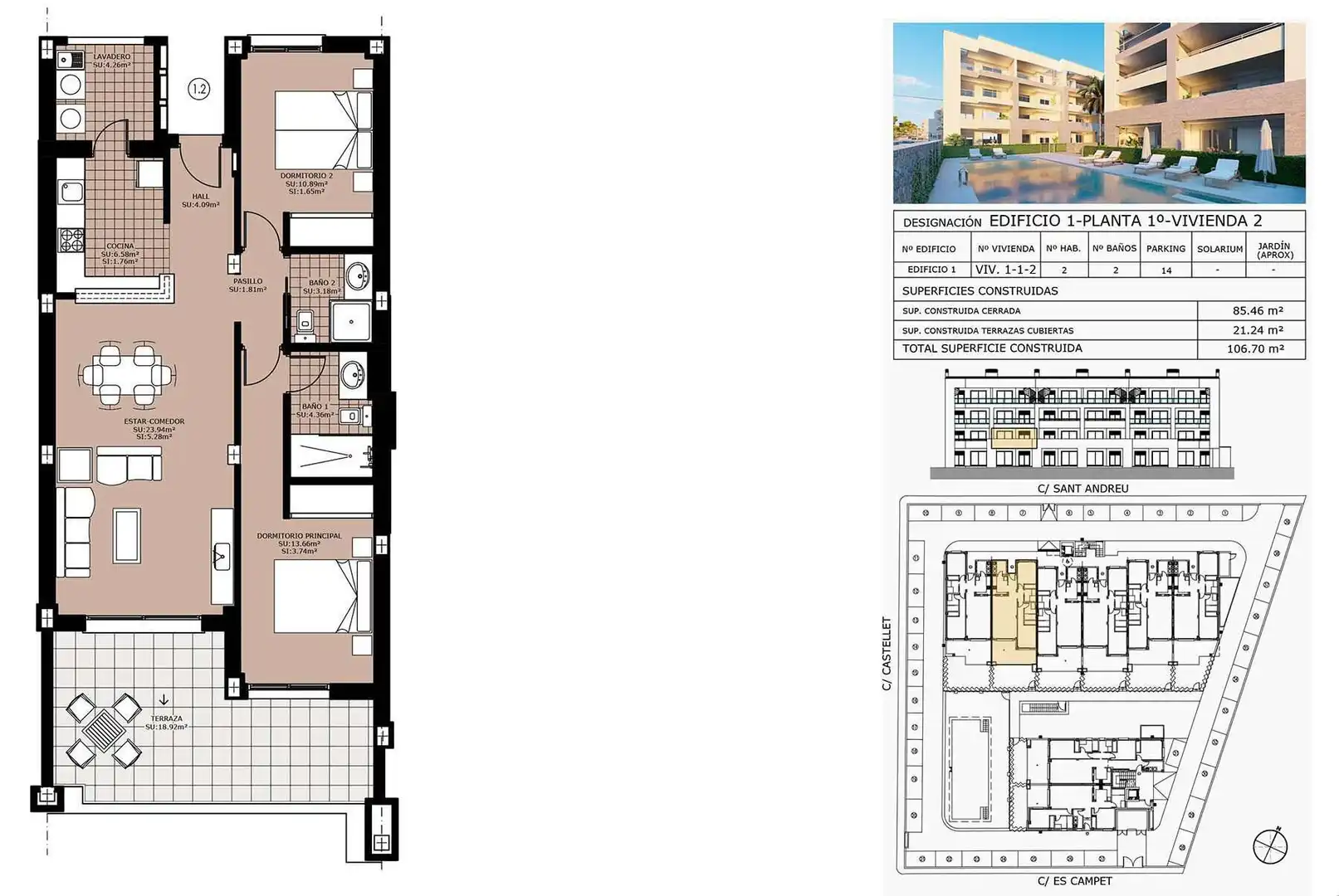 Flat with terrace for sale in Cala Ratjada, imagen 36