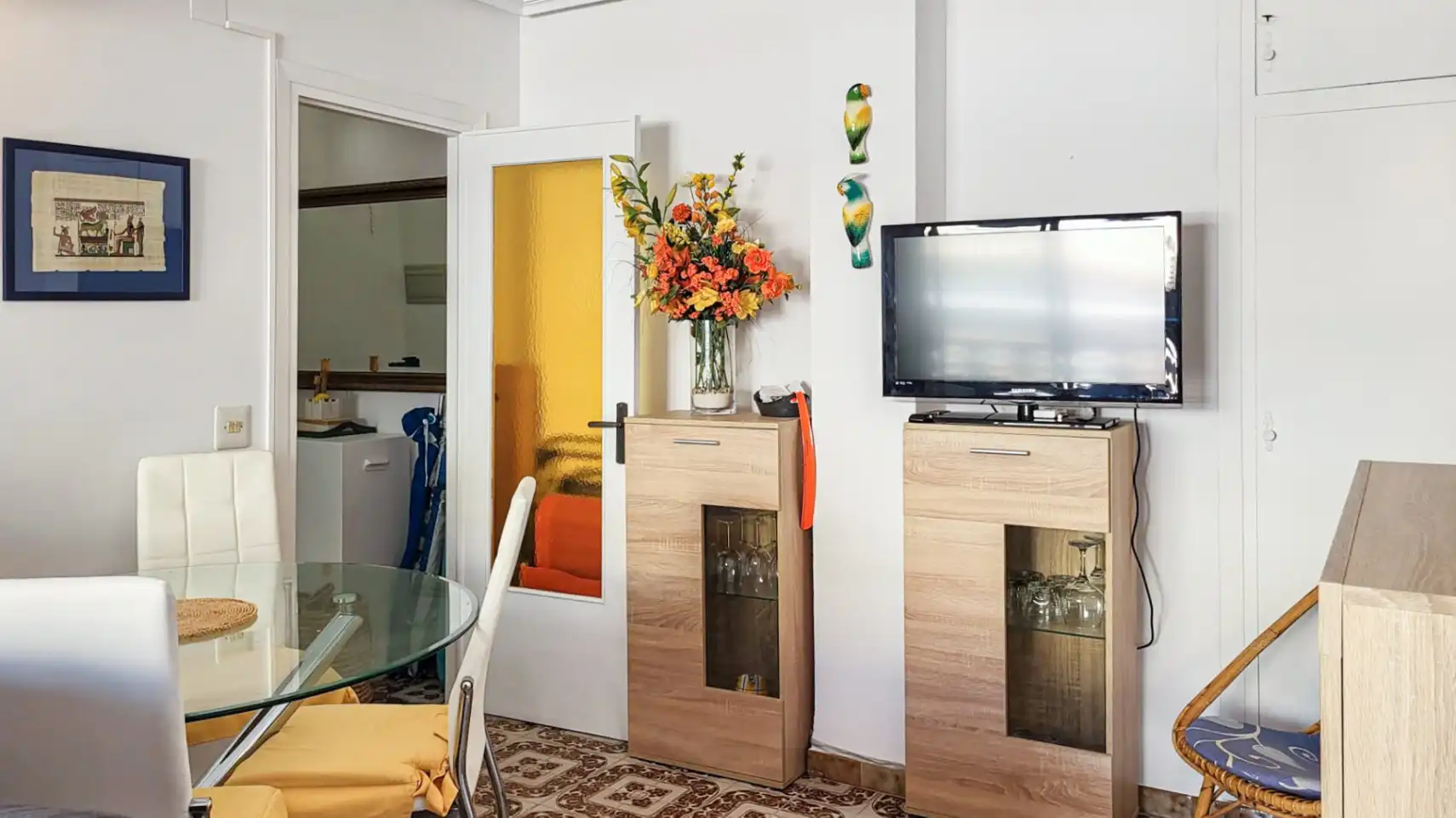 Sala de estar de Apartamento en venta en Dénia con Aire acondicionado, Calefacción y Jardín privado