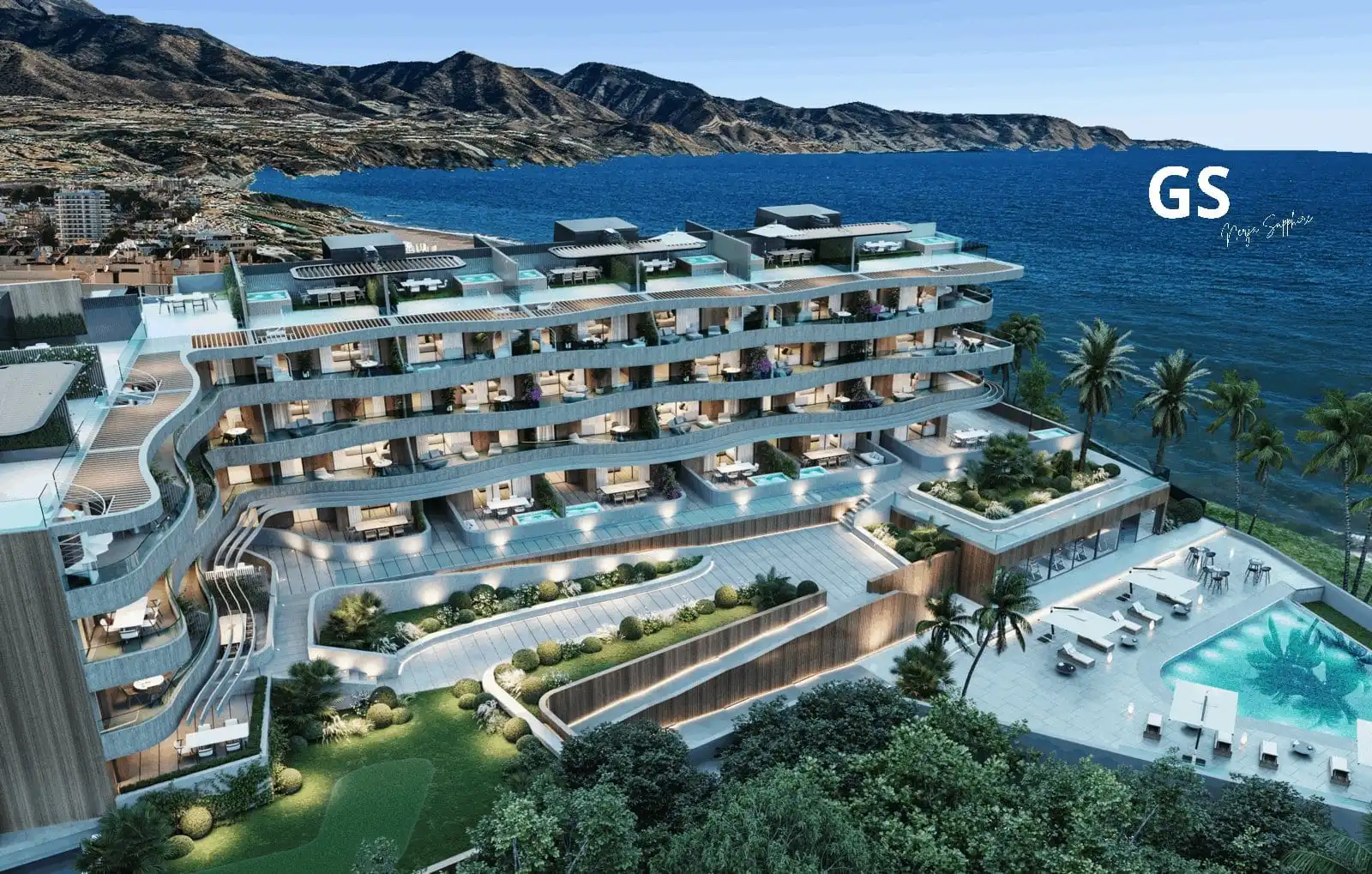 Vista exterior de Apartament en venda en Chaparil - Torrecilla - Punta Lara