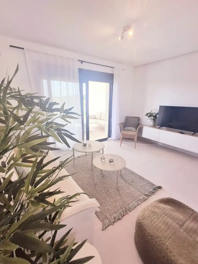 Sala d'estar de Apartament en venda en Pilar de la Horadada amb Aire condicionat, Calefacció i Terrassa