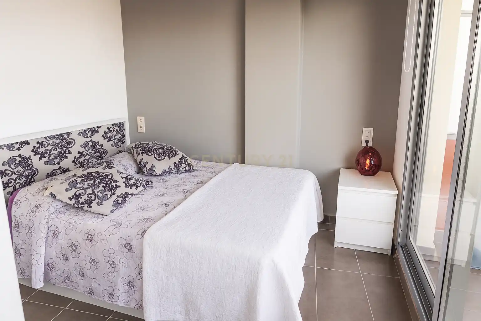Schlafzimmer von Wohnungen zur Miete in Calpe / Calp mit Klimaanlage, Ofen und Waschmaschine