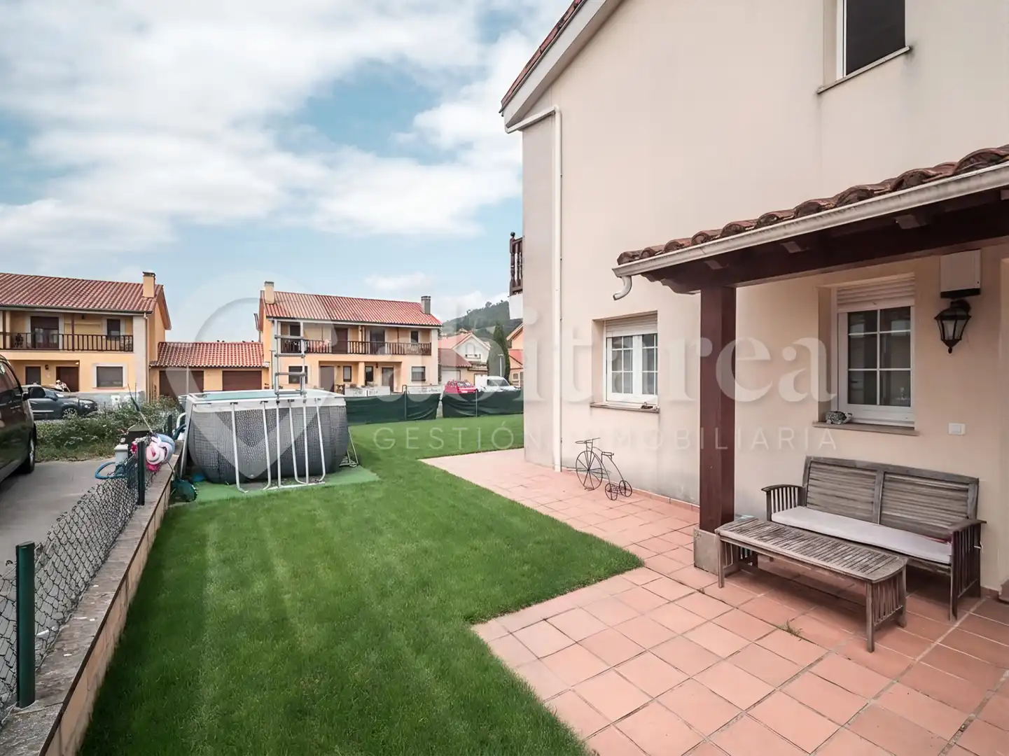 Terrace of Houses for sale in Castañeda  with Heating, Private garden and Parquet flooring