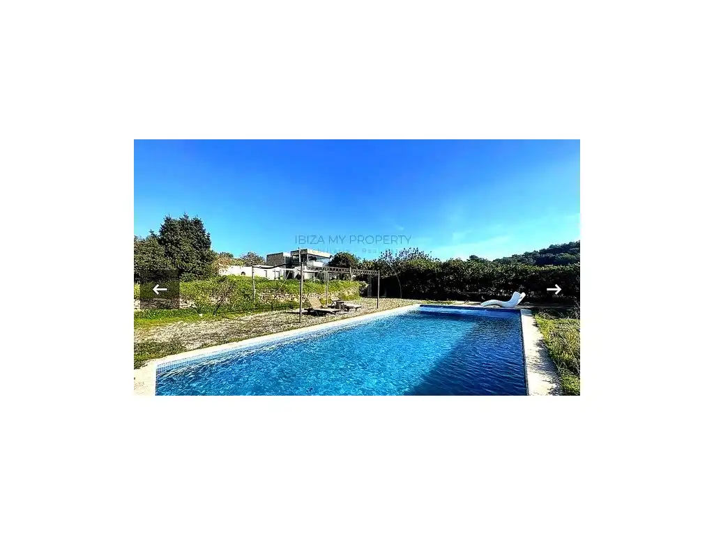 Piscina de Casa o chalet de alquiler en Santa Eulària des Riu con Amueblado, Lavadora y TV