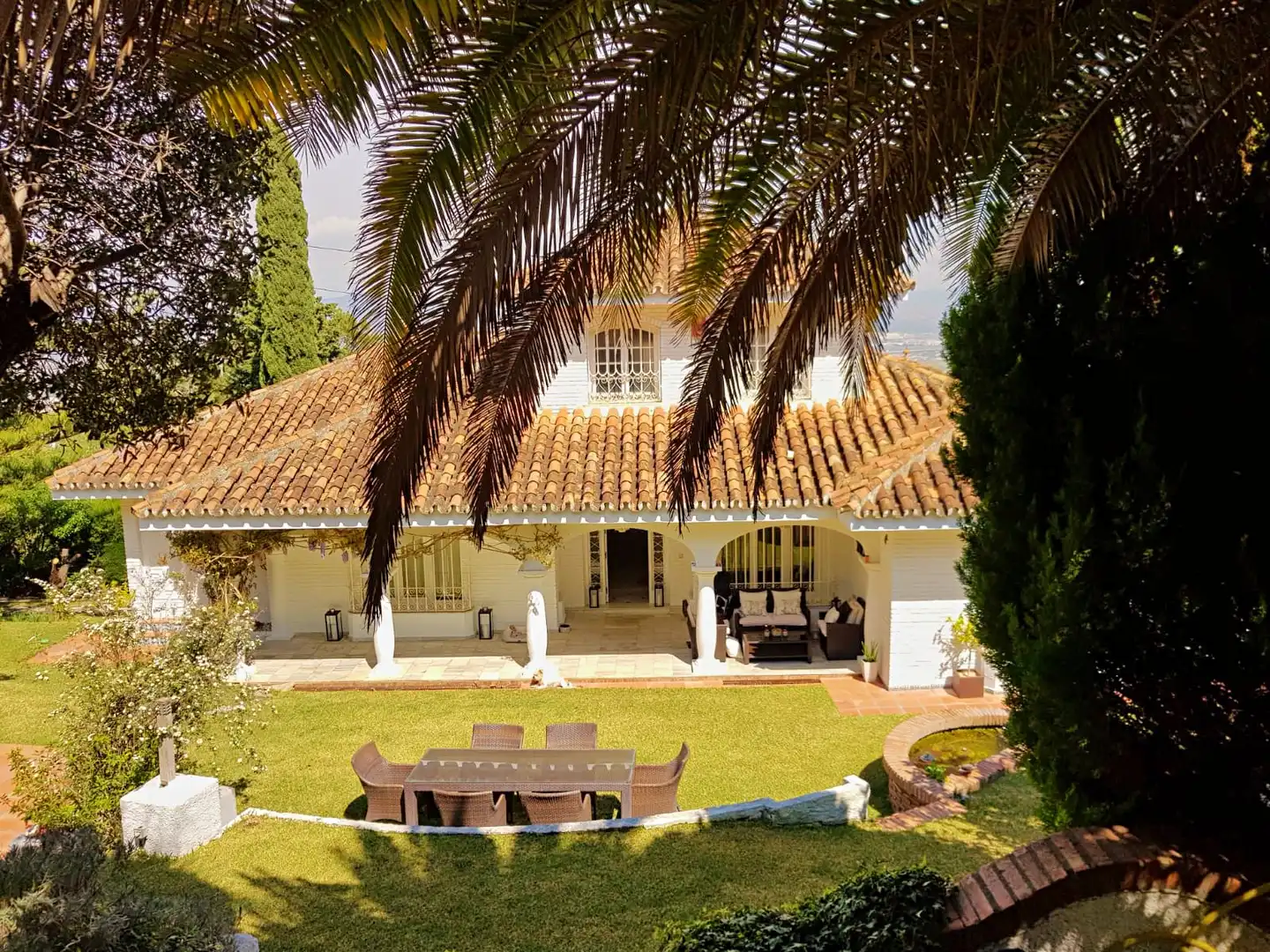 Jardí de Casa o xalet en venda en Alhaurín de la Torre amb Aire condicionat, Jardí privat i Terrassa
