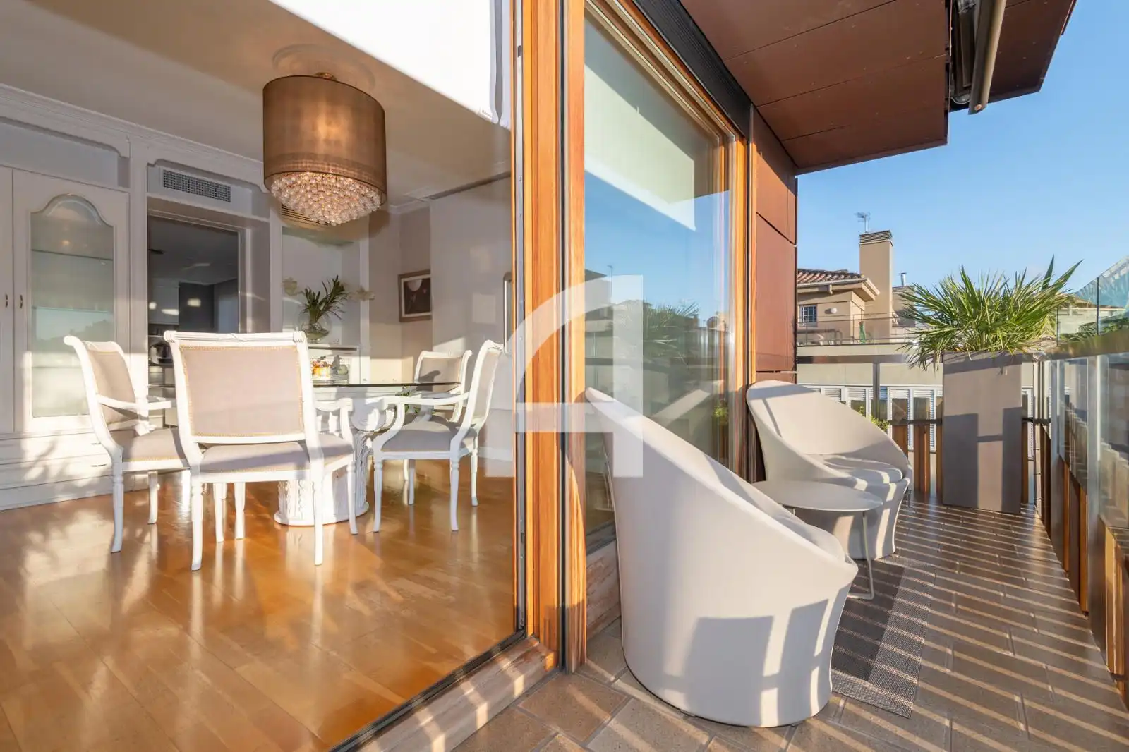 Terrace of Duplexes for sale in Girona  with Air Conditioner