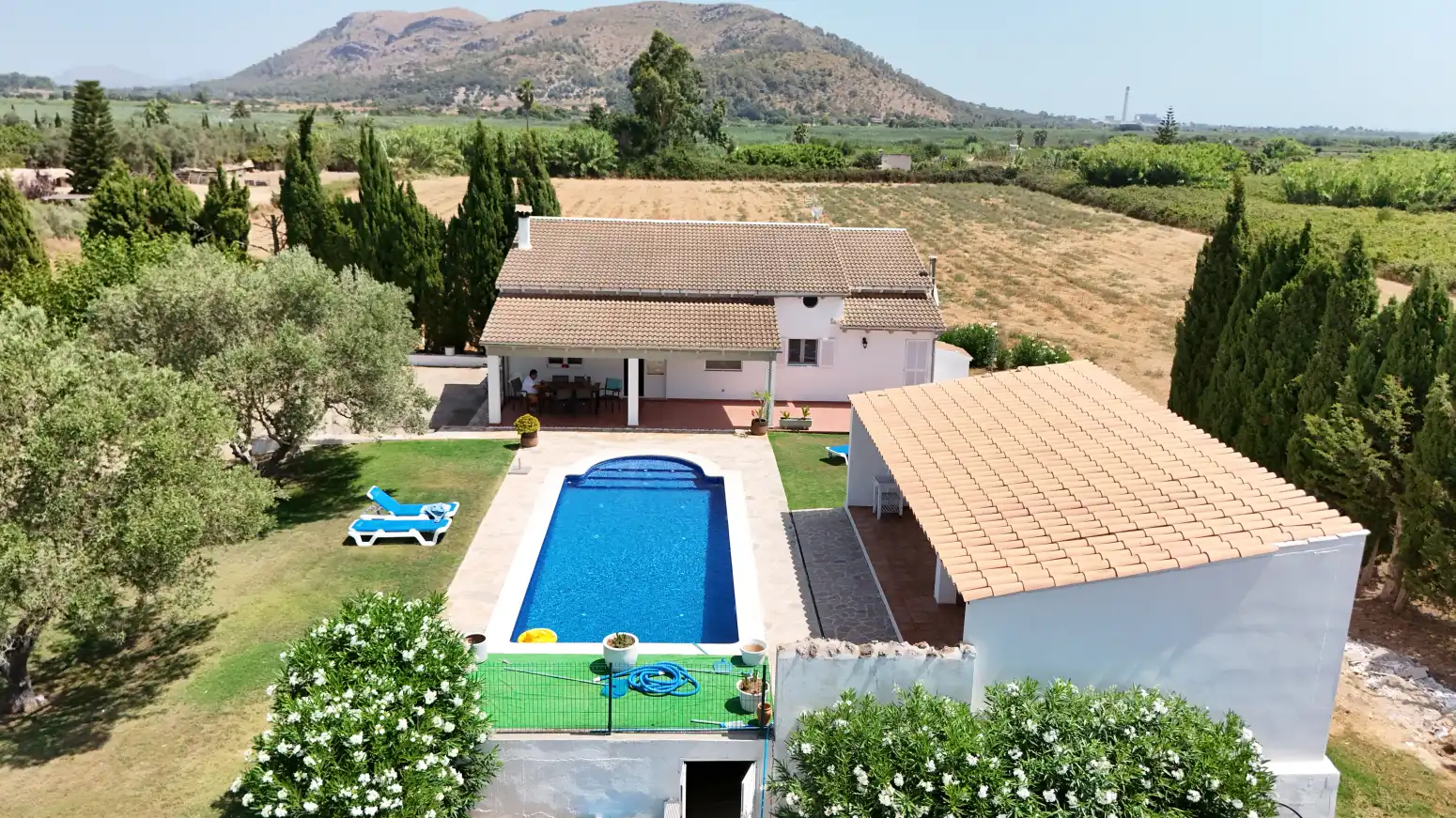 Garden of Houses for rent in Sa Pobla  with Air Conditioner, Heating and Private garden