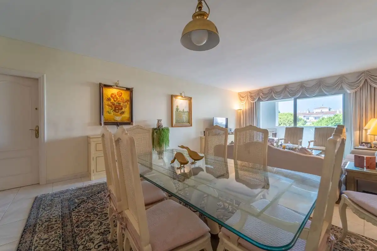 Dining room of Flat for sale in Marbella  with Air Conditioner, Heating and Private garden