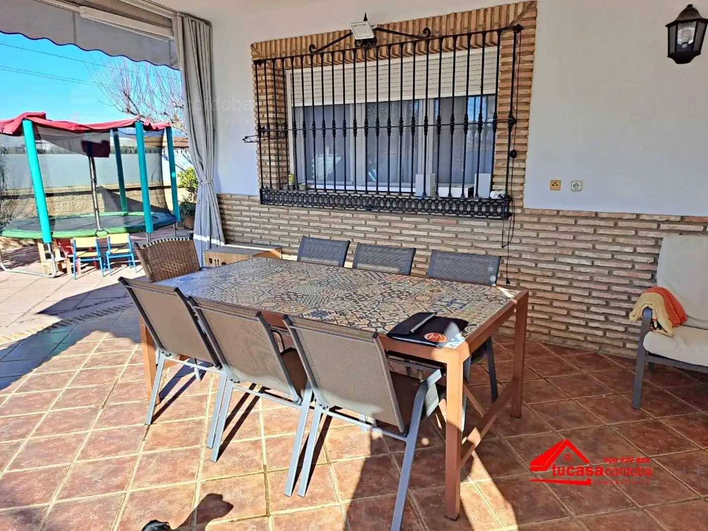 Terrace of Country homes for sale in Córdoba  with Storage room and Swimming Pool