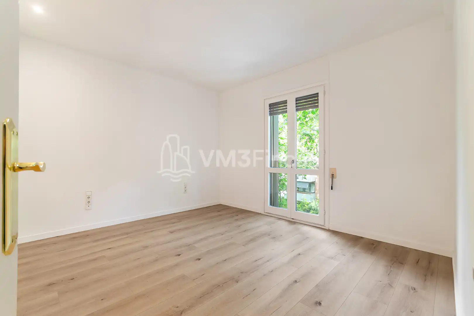 Schlafzimmer von Wohnung zur Miete in Barcelona mit Klimaanlage, Heizung und Parkett