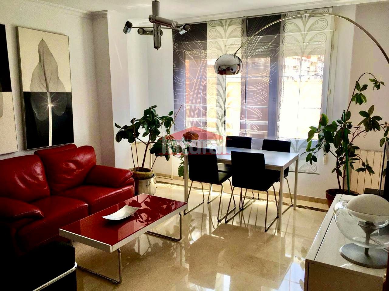 Living room of Flat to rent in  Albacete Capital  with Air Conditioner, Heating and Furnished