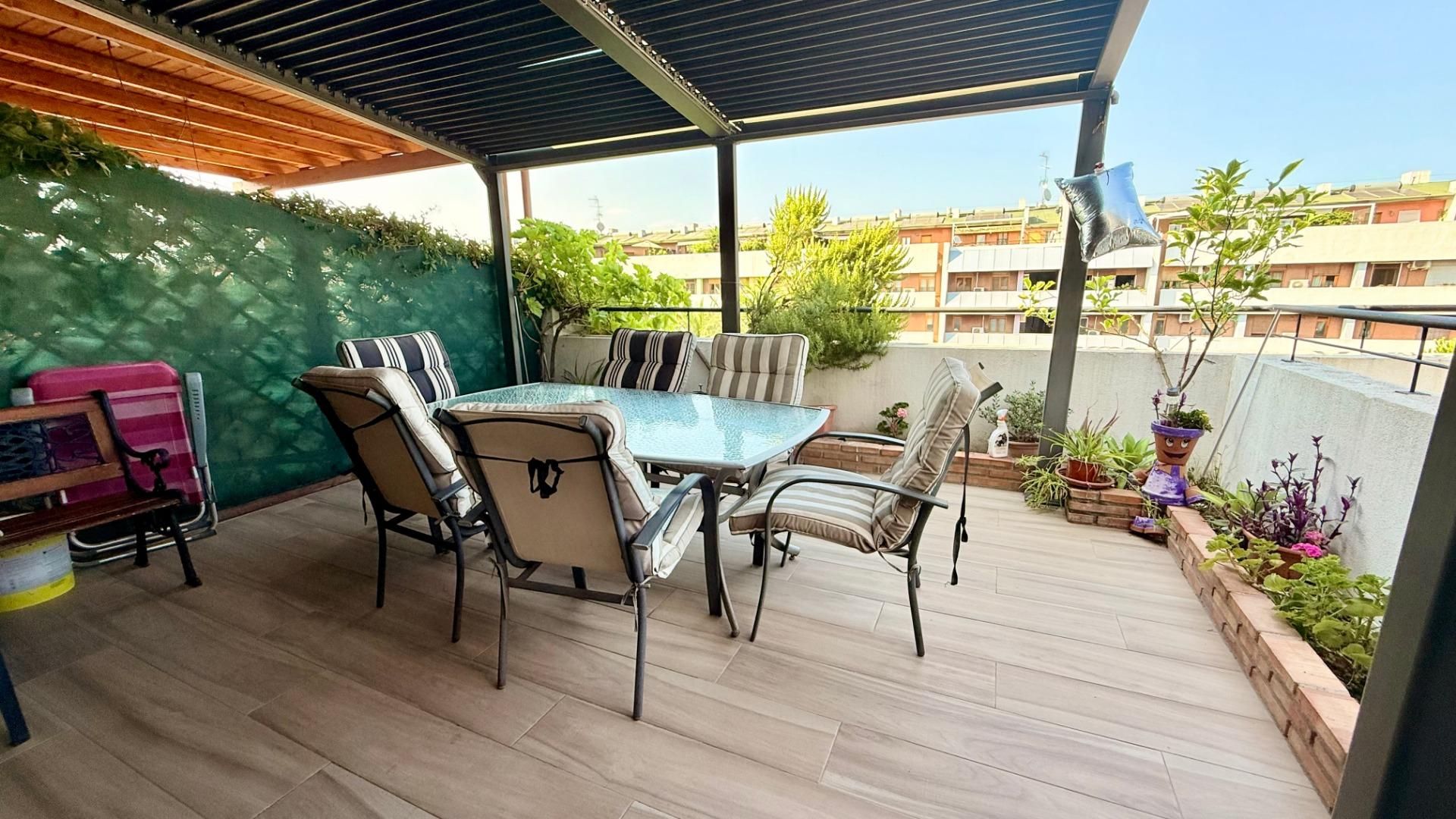 Terrace of Duplex for sale in Massalfassar  with Air Conditioner, Heating and Private garden
