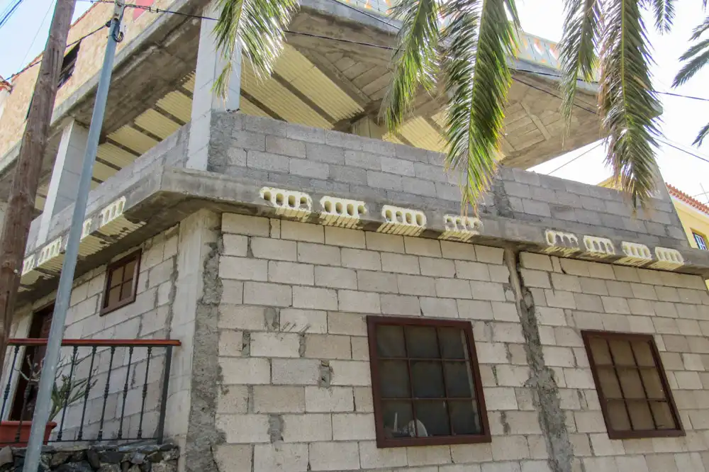 Vista exterior de Casa o chalet en venta en Vallehermoso con Terraza
