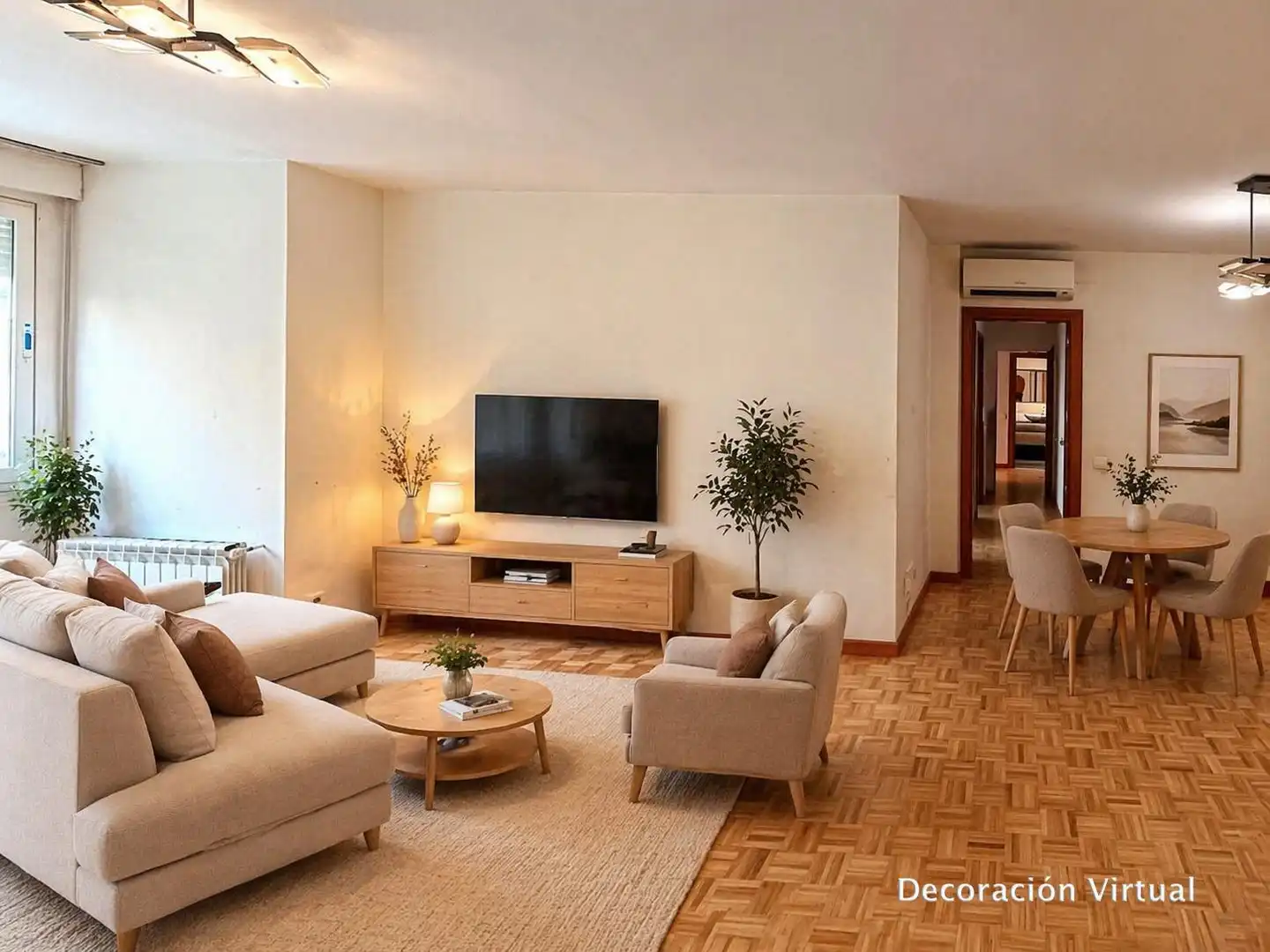 Sala de estar de Piso en venta en Madrid con Aire acondicionado, Calefacción y Parquet