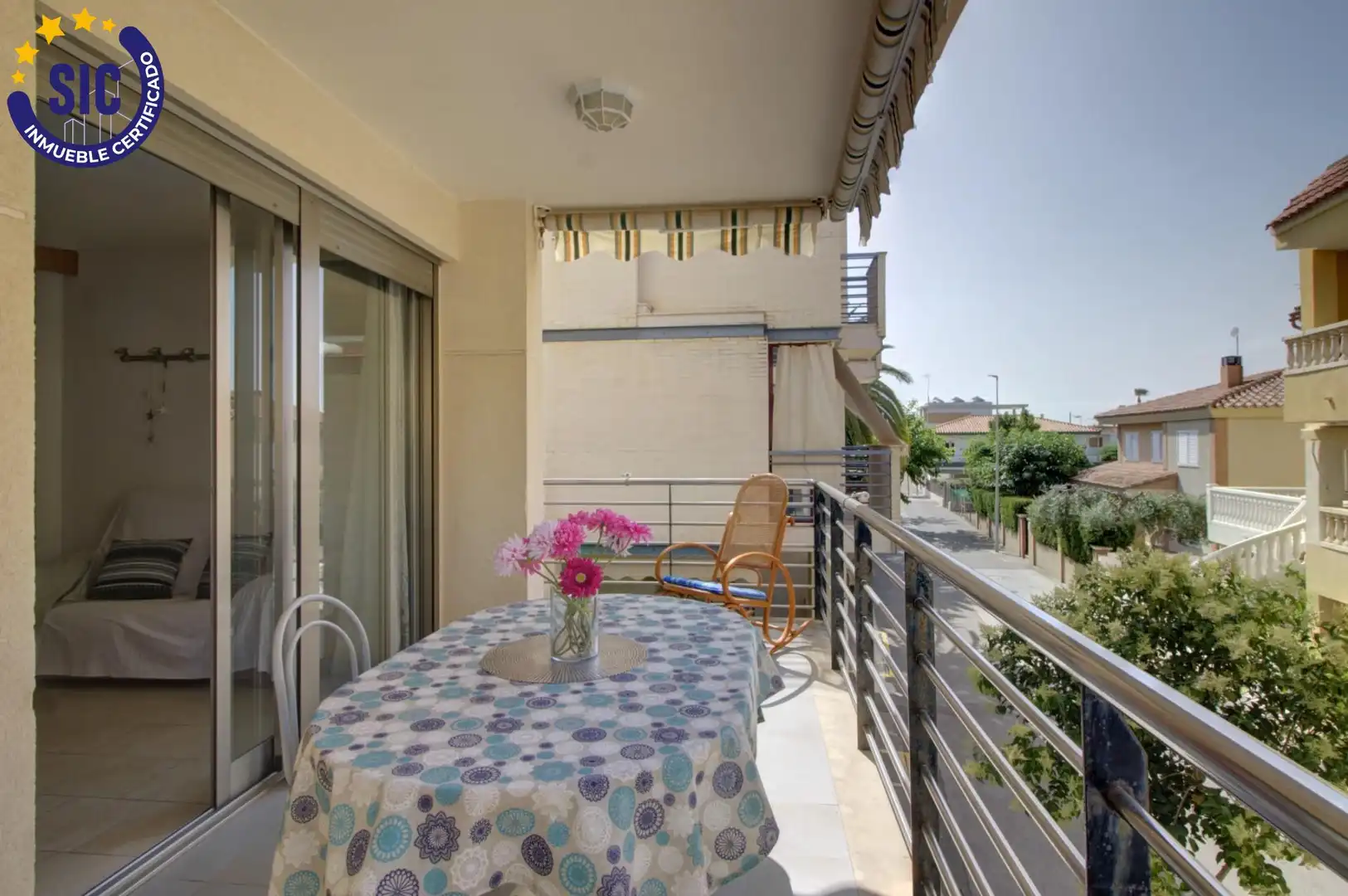 Terraza de Casa adosada en venta en Chilches / Xilxes con Jardín privado, Terraza y Amueblado
