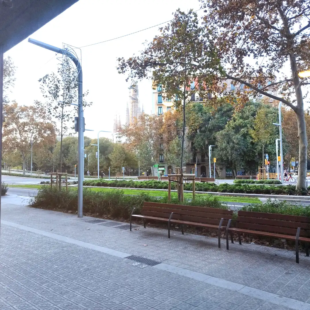 Exterior view of Commercial properties for sale in Barcelona  with Parquet flooring