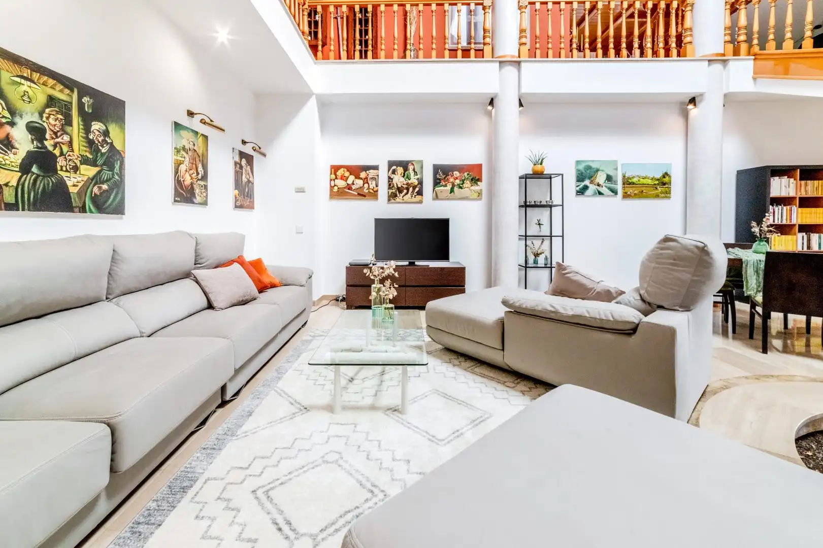 Sala de estar de Casa o chalet en venta en Cubelles con Aire acondicionado, Calefacción y Jardín privado