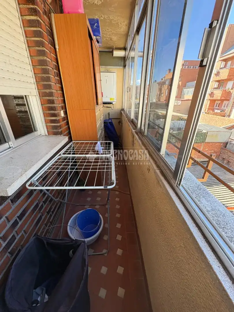 Balcony of Flat for sale in Madrid  with Air Conditioner