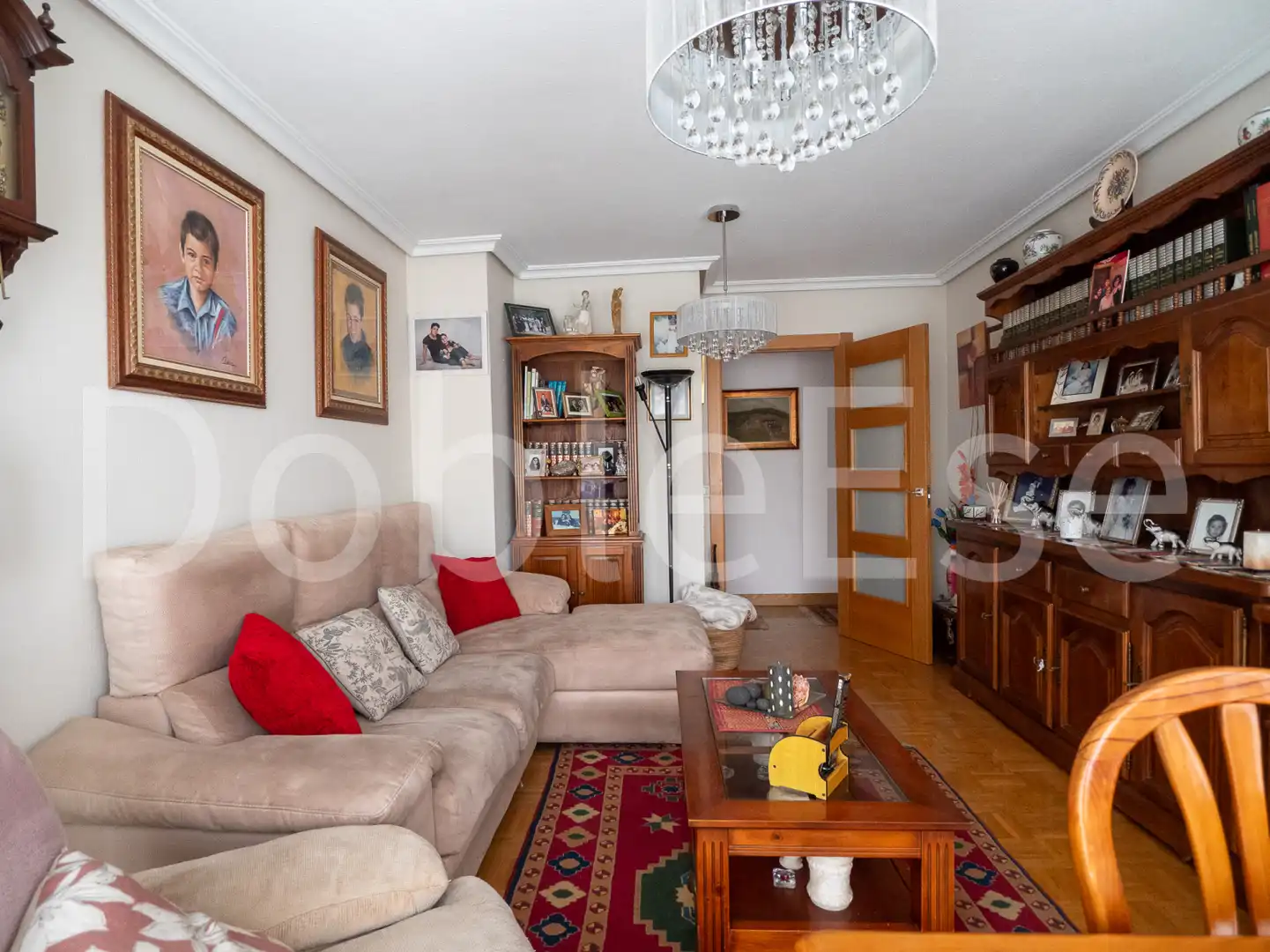 Sala de estar de Piso en venta en Gijón  con Calefacción, Parquet y Trastero