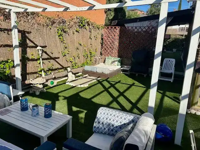 Terraza de Casa o chalet en venta en  Madrid Capital con Piscina