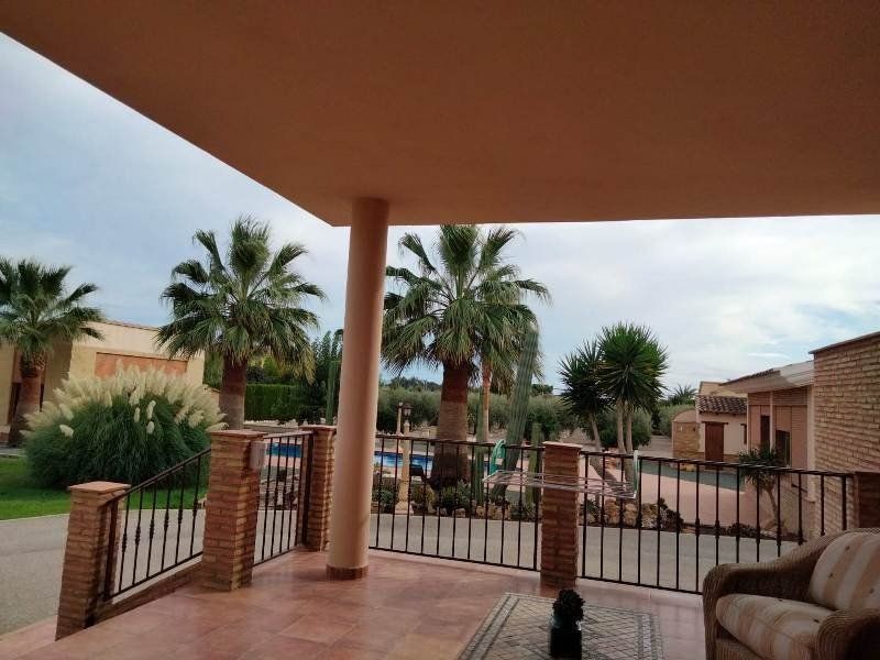 Terrassa de Finca rústica en venda en Lorca amb Aire condicionat, Calefacció i Jardí privat