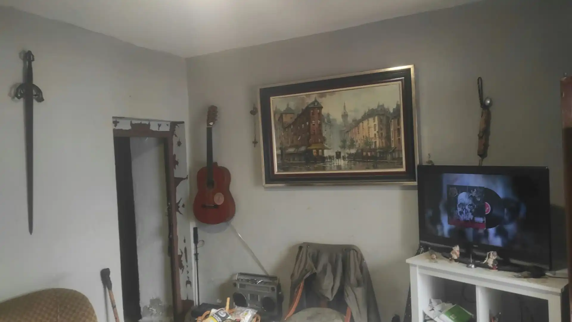 Sala d'estar de Casa o xalet en venda en Almáchar, Málaga