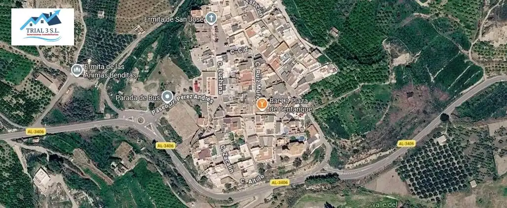 Exterior view of Houses for sale in Bentarique, Almería