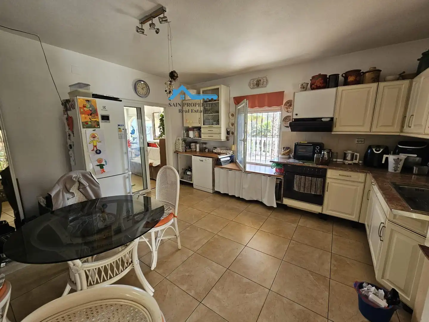 Cocina de Finca rústica en venta en La Nucia con Jardín privado, Terraza y Trastero