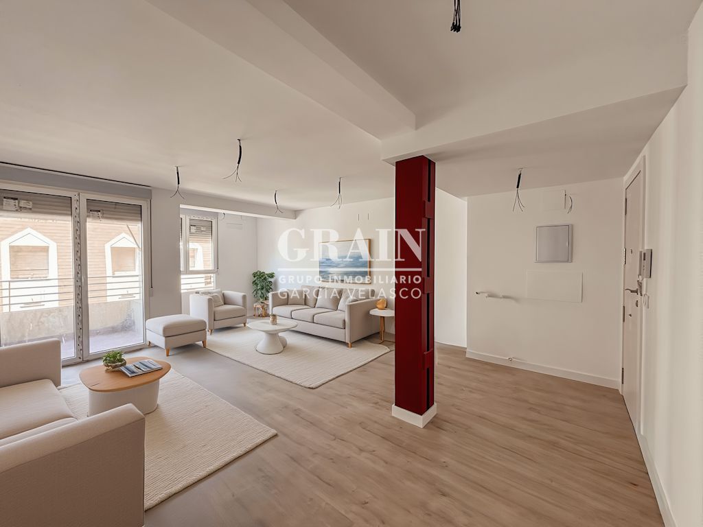 Sala de estar de Piso en venta en  Albacete Capital con Aire acondicionado, Calefacción y Balcón