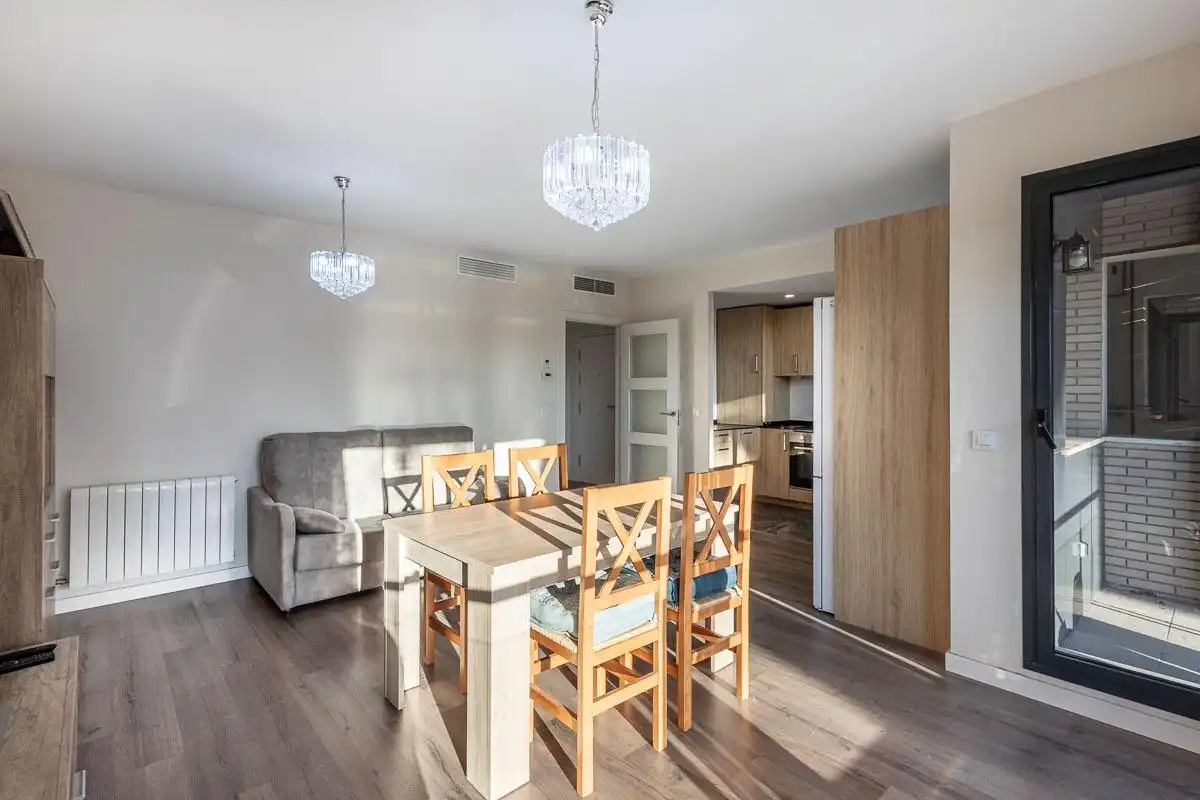Dining room of Flat for sale in Granada  with Heating, Terrace and Storage room