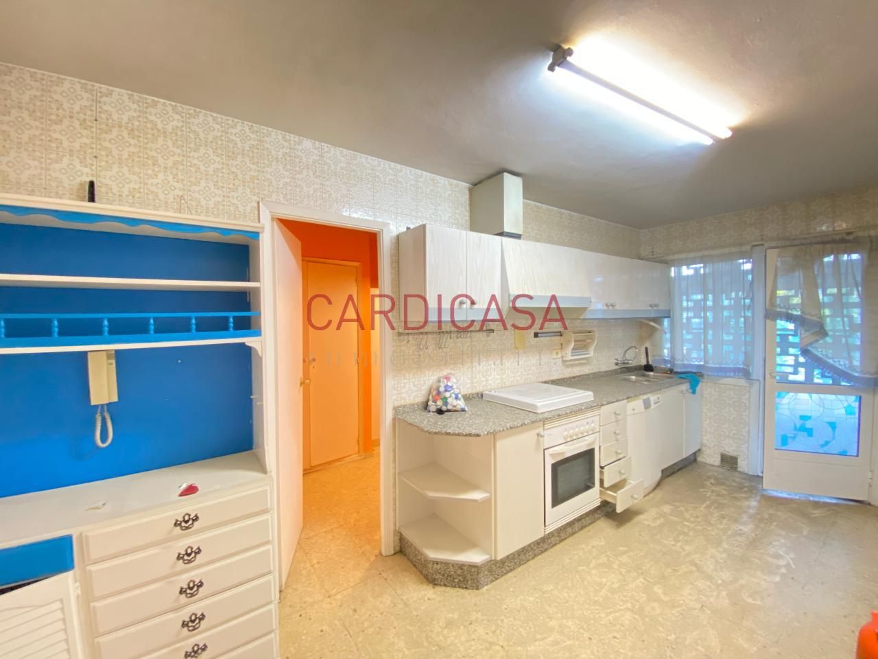 Kitchen of Flat for sale in Vigo   with Heating, Parquet flooring and Terrace