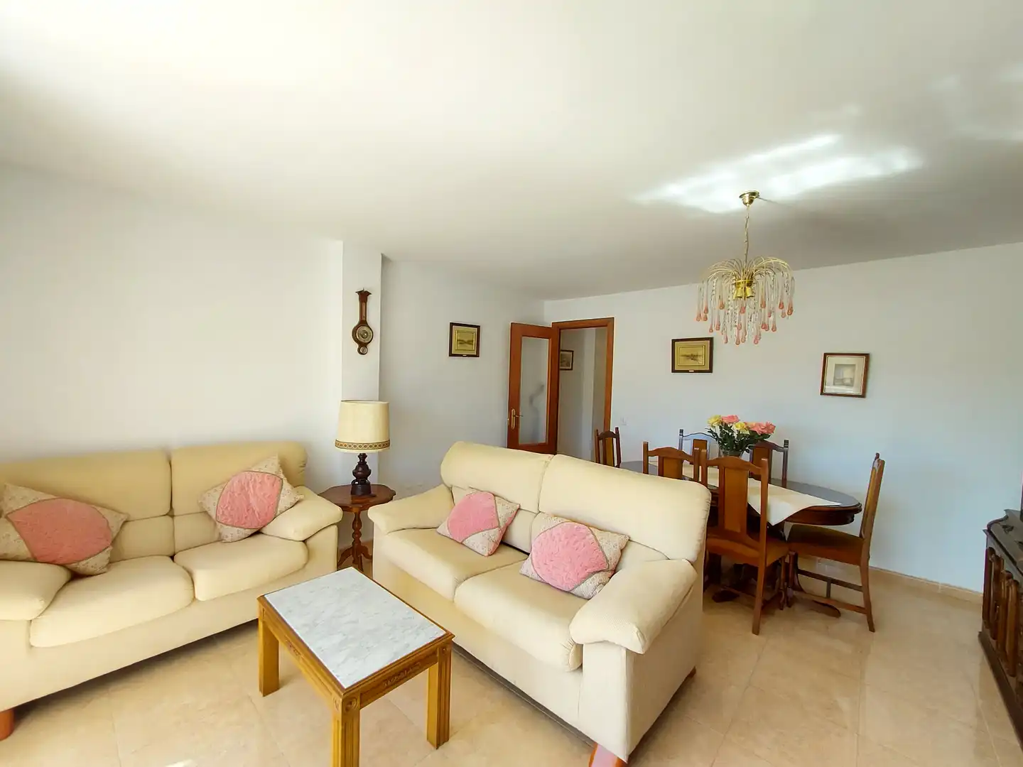 Sala d'estar de Apartament en venda en El Vendrell amb Terrassa, Moblat i Forn