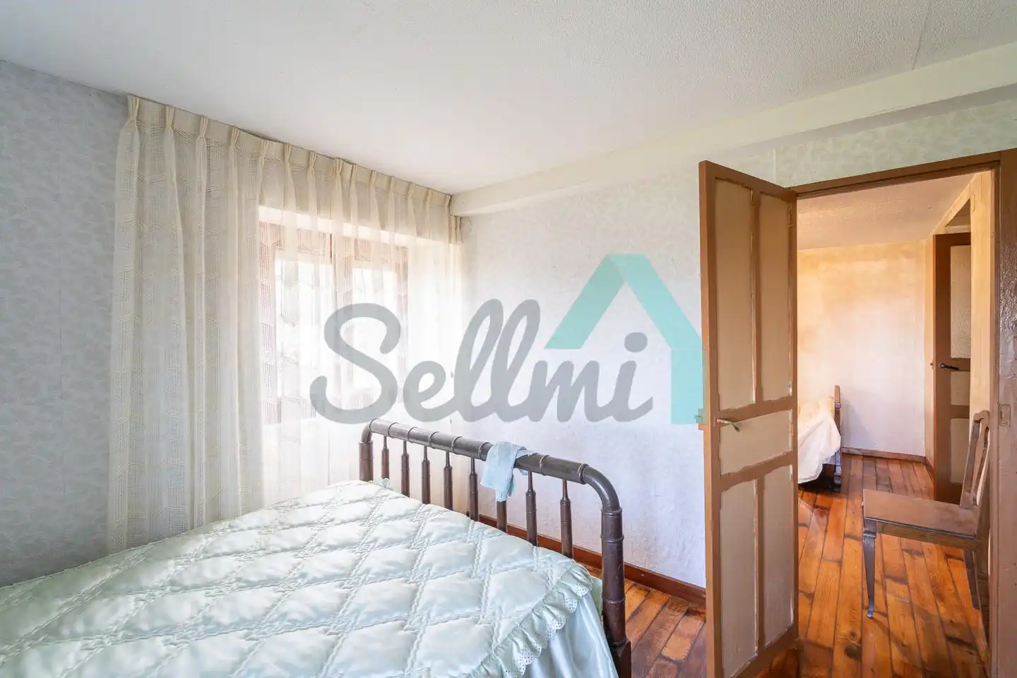 Bedroom of Houses for sale in Valdés - Luarca  with Private garden and Parquet flooring