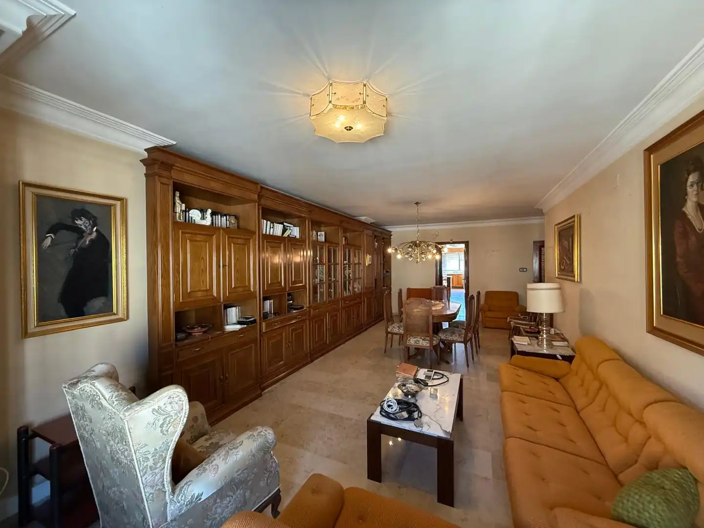 Sala de estar de Piso en venta en Alcoy / Alcoi con Calefacción, Trastero y Amueblado