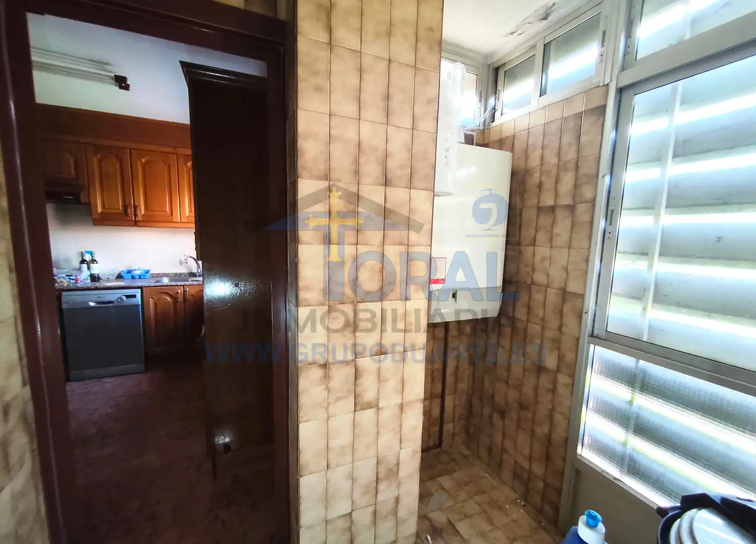 Cocina de Piso en venta en Gijón  con Parquet, Trastero y Amueblado