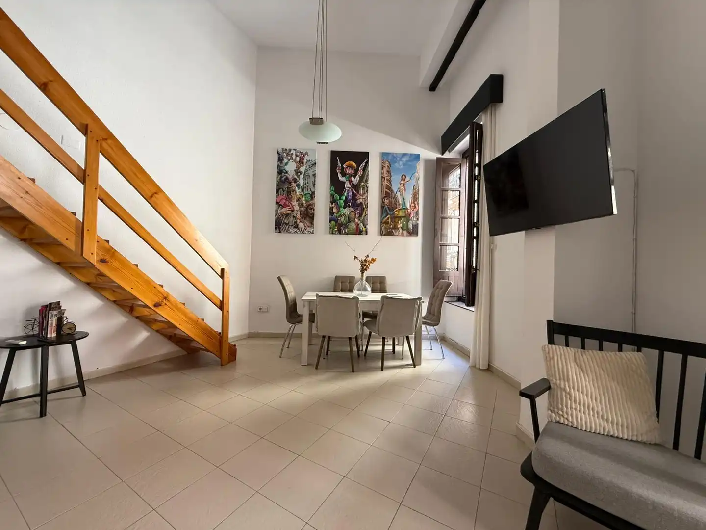 Comedor de Piso en venta en Valencia con Aire acondicionado, Terraza y Amueblado