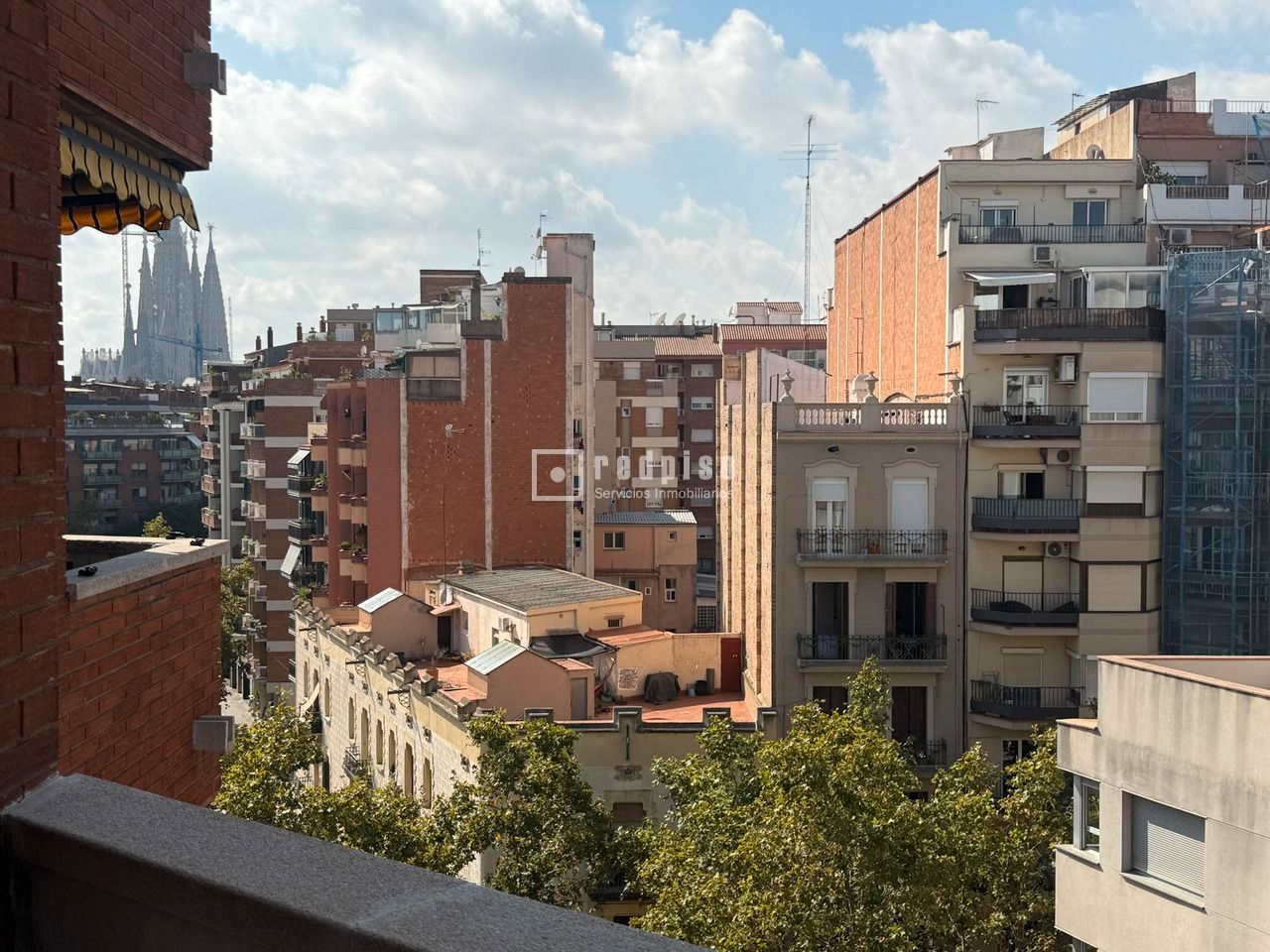 Vista exterior de Pis en venda en  Barcelona Capital amb Aire condicionat, Calefacció i Terrassa
