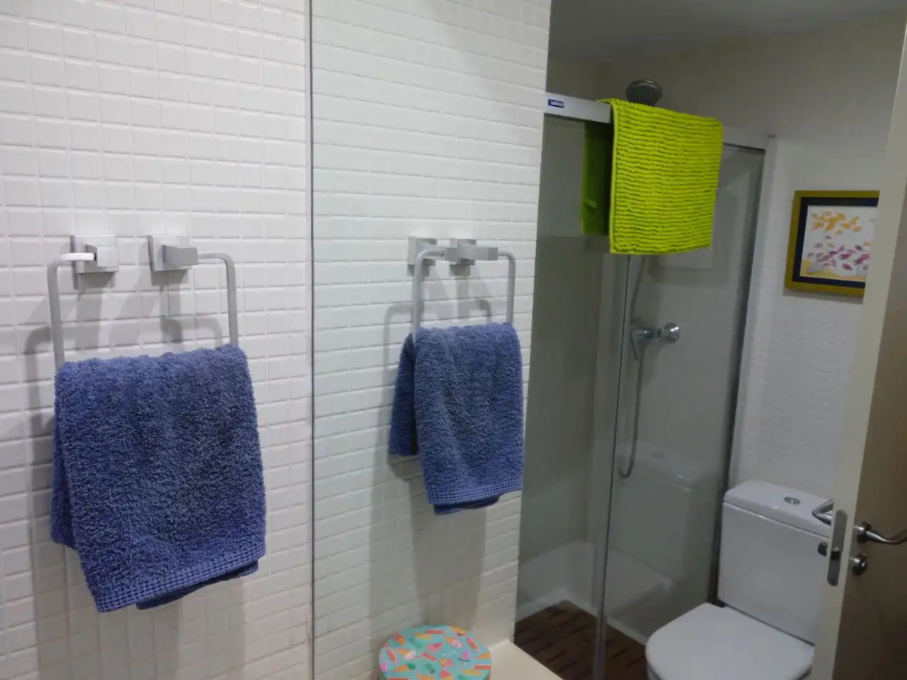Badezimmer von Wohnung zum Verkauf in  Lleida Capital mit Klimaanlage