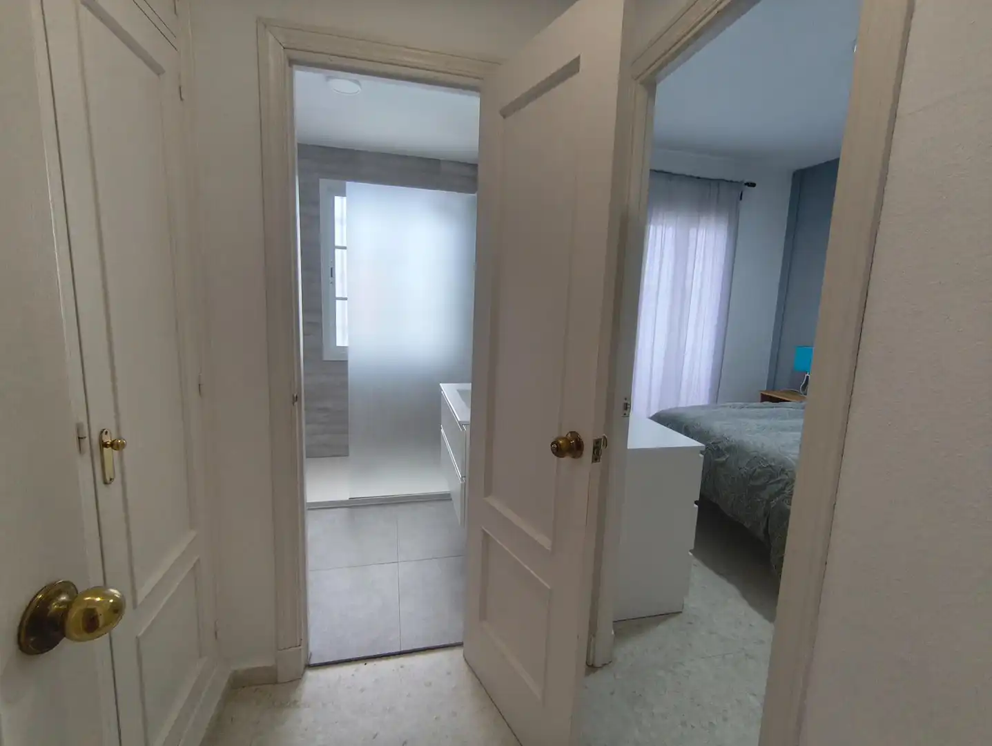 Bany de Apartament de lloguer en Jerez de la Frontera amb Aire condicionat, Moblat i Balcó