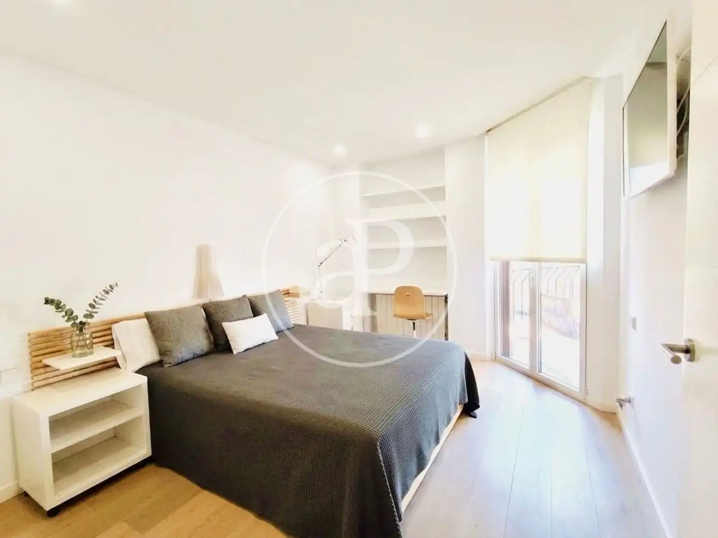 Bedroom of Flat for rent in Valencia  with Heating, Furnished and Balcony